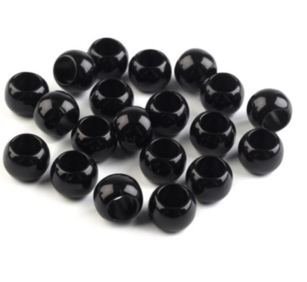 Perle schwarz 10mm Durchmesser